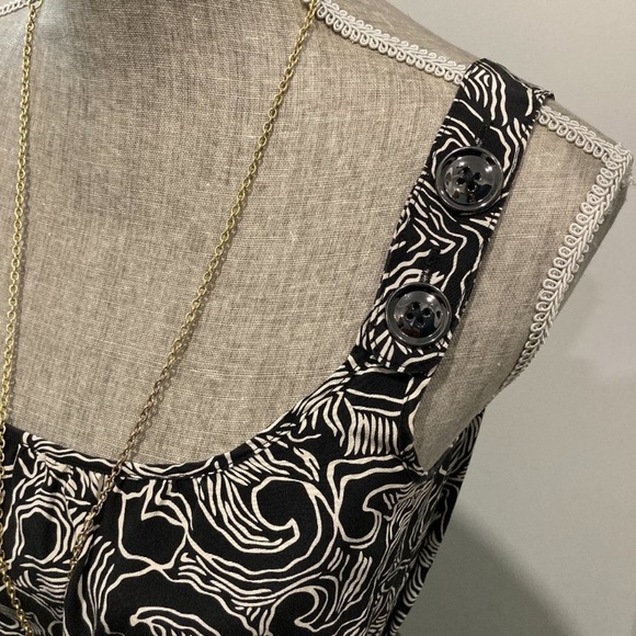 Wilfred Black and White midi tank dress Size Small - Picture 3 of 5